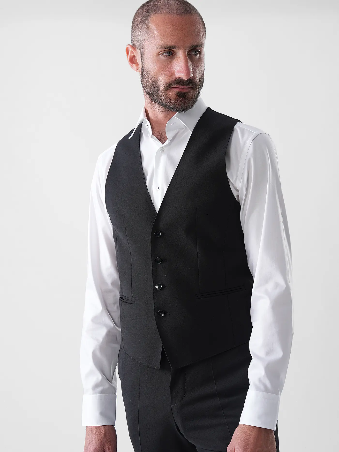 BOSS | Anzugweste H-HUGE | schwarz